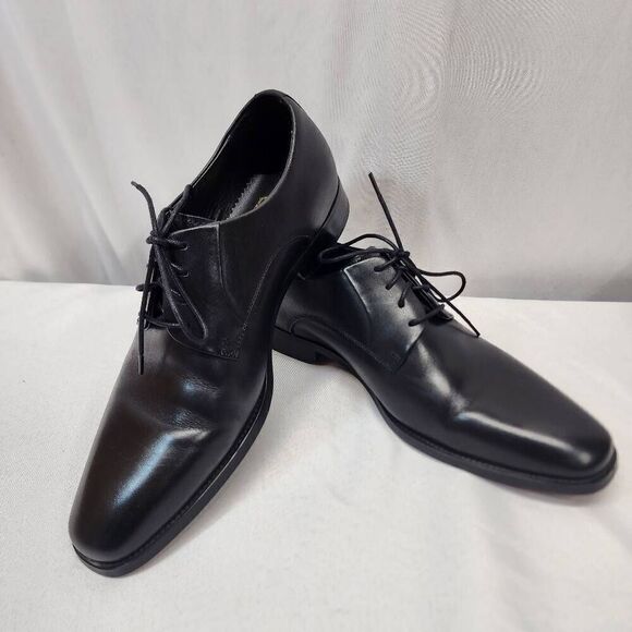 GIFENNSE Men\'s 10.5 Leather Lace up Leather Lined Perforated Dress Oxfords Shoes main image 6